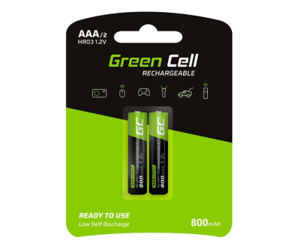 Bateria lub akumulatorek Green Cell 2x AAA HR03 800mAh GR08